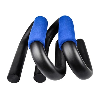 

1 Pair S-Shaped Push-Up Bracket with Non-Slip Foam Handle Muscle Building Chest Expander EDF88