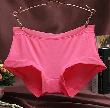 4pcs/lot 2017 new fashion bamboo fibre plus size panties seamless