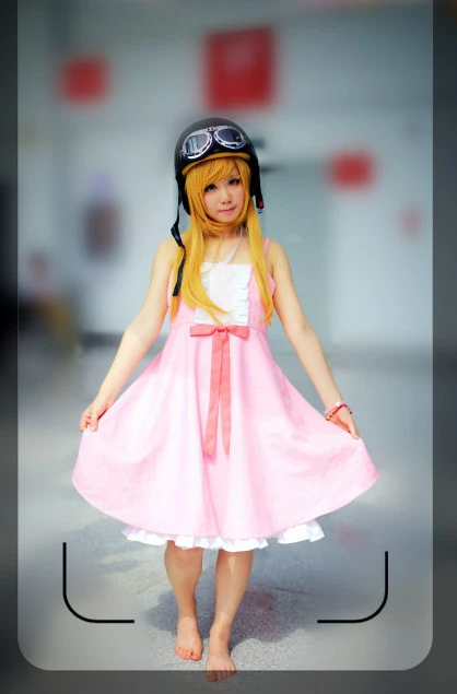 化物語忍野忍ロリータピンクドレス帽子メガネコスプレ衣装パーティードレス帽子11 Cosplay Costume Costume Partycostume Cosplay Aliexpress