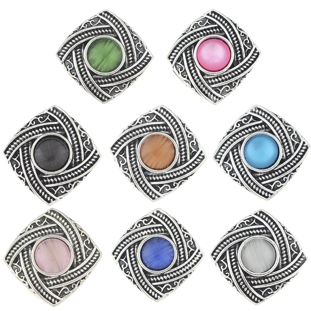 

JaynaLee 20mm Crystal Snap Pops Fit Ginger Snaps Interchangeable Jewelry for women men gifts GJS4196