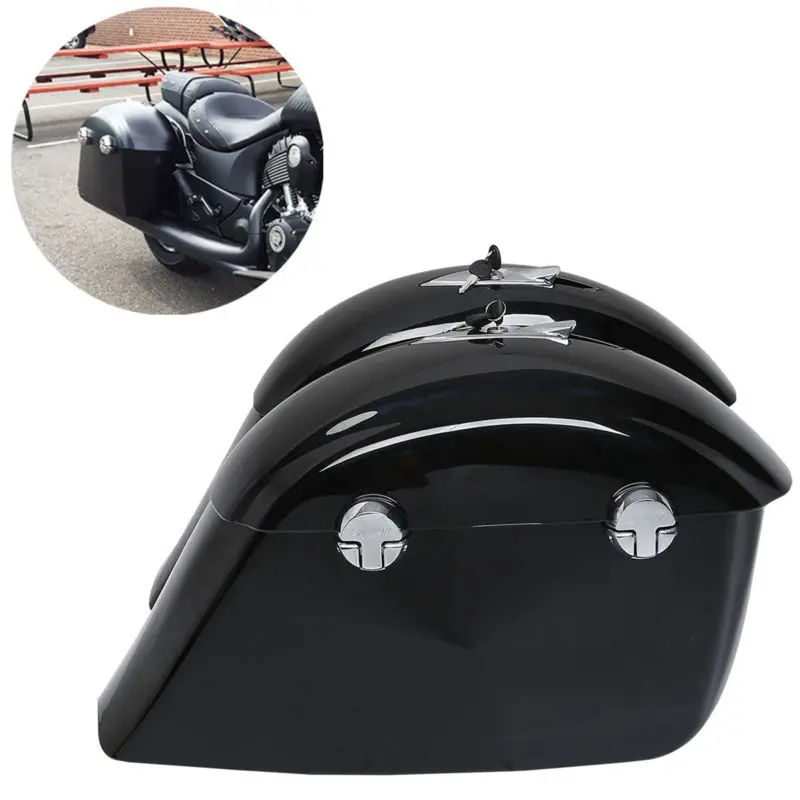 Finished Saddlebag + Electronic Latch For Indian Chieftain 2014 2017