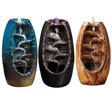 Горелка для благовоний с обратным потоком, креативный Декор для дома, керамический держатель для благовоний с водопадом, горелка для благовоний, для использования в домашних условиях, Прямая поставка