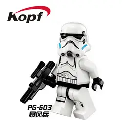 Один продажи здания блоки Клон Trooper императорской армии военные штурмовика кирпичи рисунках модель подарок для детей игрушки PG603