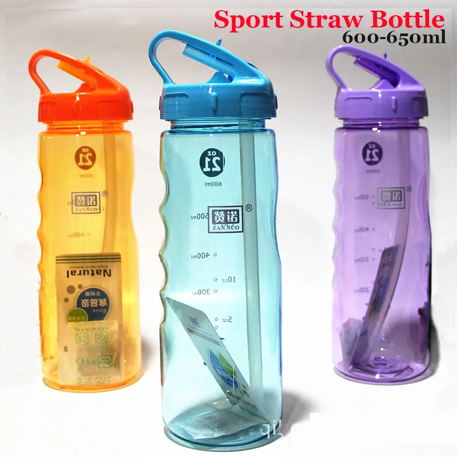 630ml my colorful Exquisite fashion sports Straw bottle Adult sippy