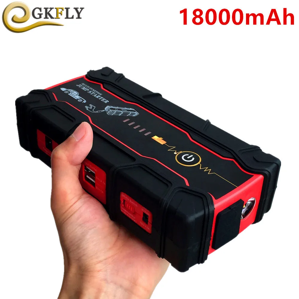 

Multi-Function 18000mAh Car Charger For Car Battery For Petrol 6.0L & Diesel 4.0L Portable 800A Portable Starting Device Booster