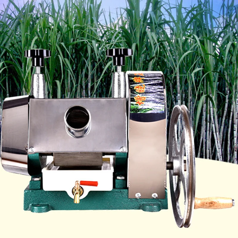 Manual Commercial Sugar Cane Juicer Machine 150KG/hour Sugar Cane Press Machine free shippingin