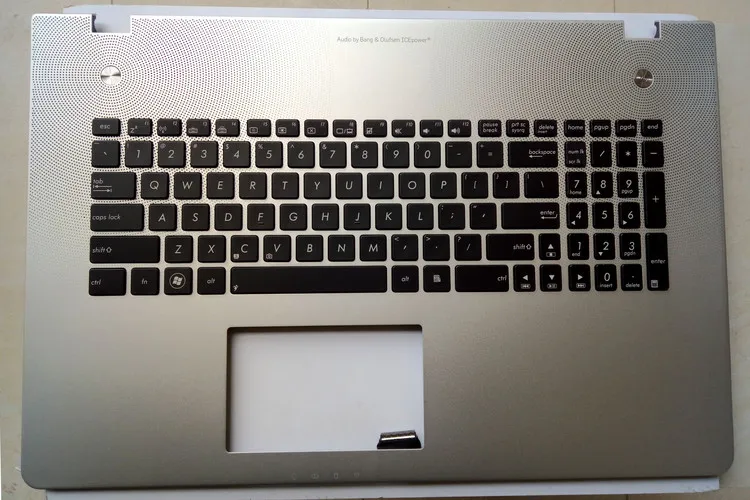 

New for ASUS N76 N76V N76VB N76VJ N76VM N76VZ palmrest English US keyboard backlit cover with C shell non-touchpad
