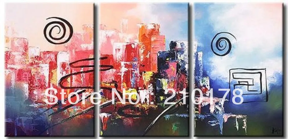 

handmade oil painting on canvas modern 100% Best Art Abstract oil painting original directly from artist XD3-234