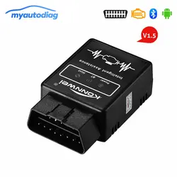 Инструмент диагностики авто elm327 Bluetooth OBD2 V1.5 Elm 327 v1.5 OBD 2 автомобиля инструмент диагностики KONNWEI OBD2 сканер EML327 Pic18f25k80