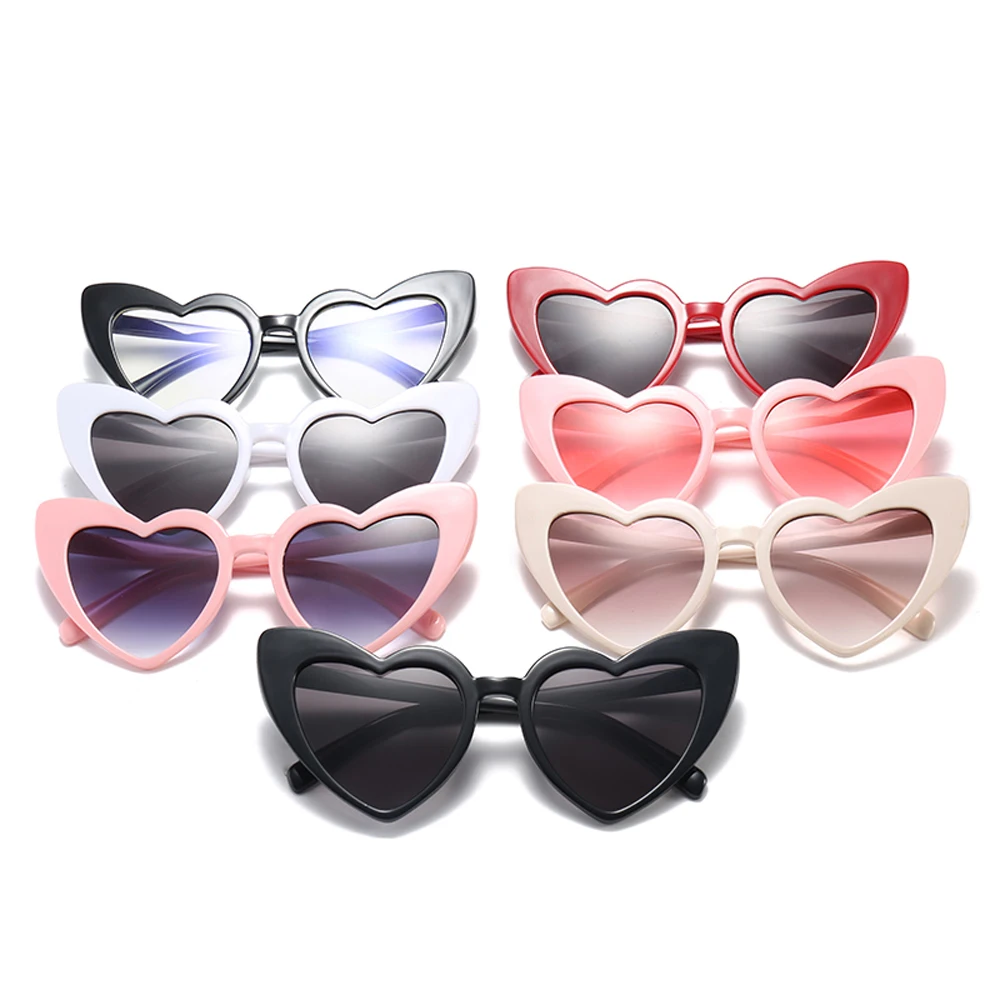 Женские солнцезащитные очки в форме сердца кошачий глаз|heart shape sun glasses|sun glassessun