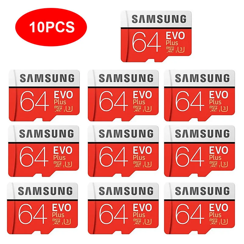 Samsung 1 шт./10 шт. карта памяти Micro SD 512 ГБ 256 ГБ 128 Гб 64 ГБ 32 ГБ microsd карты дропшиппинг TF автомобильный карт