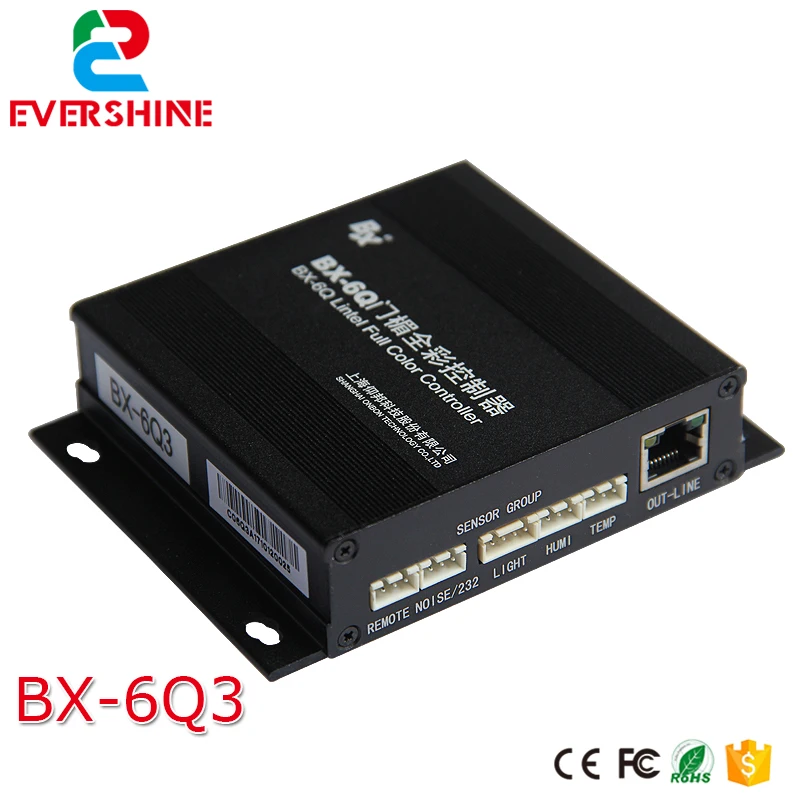 BX 6Q3 контроллер светодиодного дисплея высокая частота обновления Ethernet и USB порт