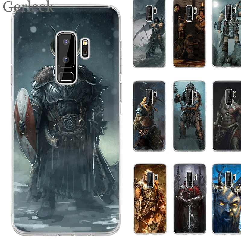 Чехол для телефона Desxz Vikings Samsung Galaxy Note 8 9 A10 A30 A40 A50 A70 M10 M20 M30 жесткий чехол |