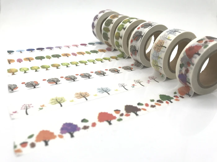 

2263 patterns sticky paper masking tape self metallic gold tape scrapbook tape lot free shipping 60Rolls/ lot