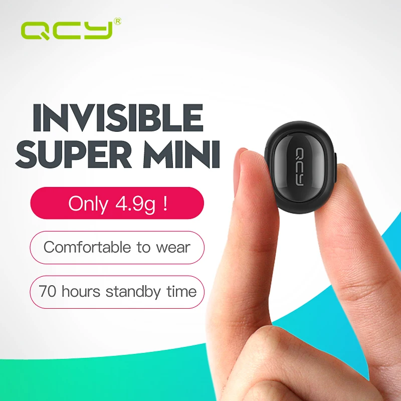 QCY Q26 Invisible mini earphone business wireless headphone bluetooth 4.1 headset noise canceling for iPhone 7 Android phone QCY Q26 Invisible mini earphone business wireless headphone bluetooth 4.1 headset noise canceling for iPhone 7 Android phone