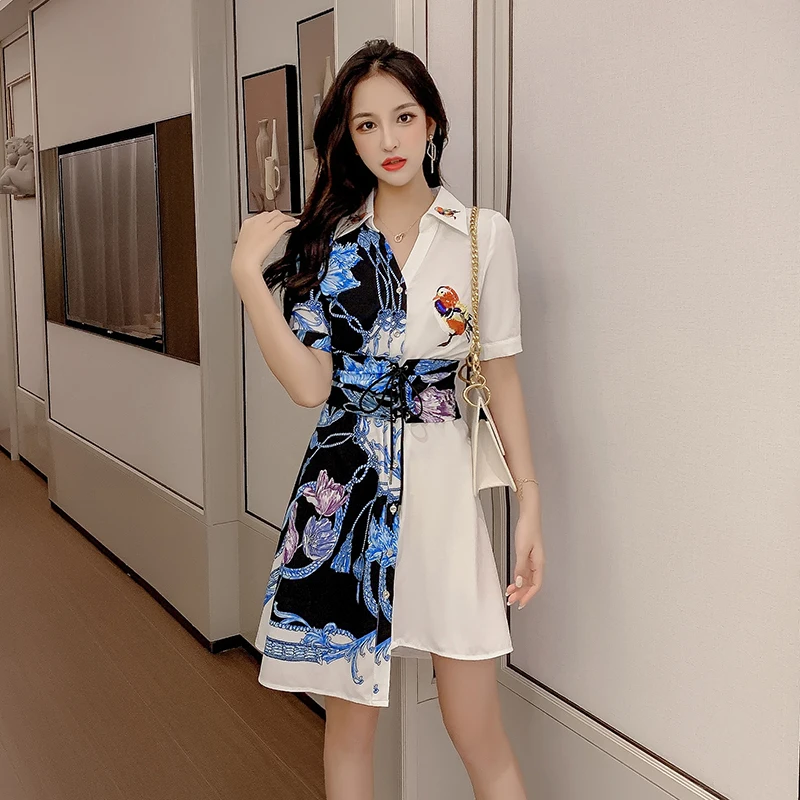 

Cheap wholesale 2019 new Spring Summer Autumn Hot selling women's fashion casual sexy Dress FP5205