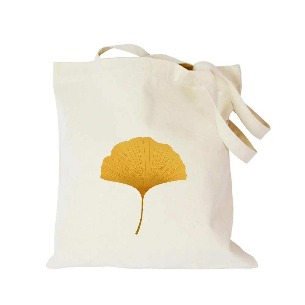 2019 green plant leaf black cotton canvas bag customized eco girl tote bag custom made shopping bags with logo for men or women  (9)
