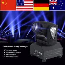 2 шт 50 Вт светодиодный RGBW сценический светильник с подвижной головкой DMX512 Диско DJ светильник вечерние эффект светильник s ЕС штекер 220~ 240 В luces discoteca