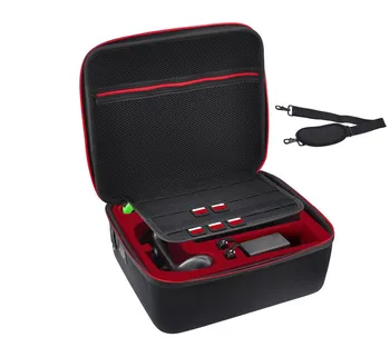 

Hard Carrying Case, Deluxe Storage Case Switch Game Traveler Portable Carrying Messenger EVA Bag fit for Nintendo Switch Pro