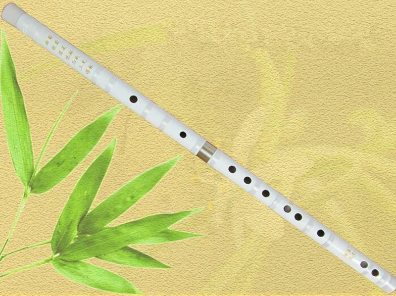 Flauta em Cor d e f Flauta Chinesa Dizi Branca Aberta Instrumentos Musicais Transversal Artesanal c g - Image 5
