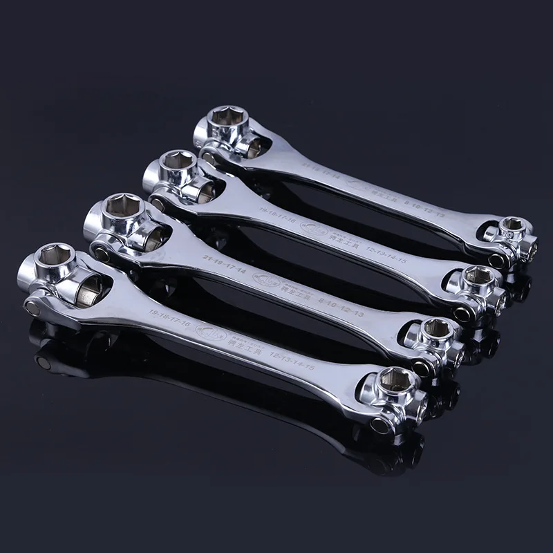

YOFE 12-19/8-21mm 8 IN 1 Socket Wrench Spanner Key Multi Tool Hand Tools Herramientas Ferramentas