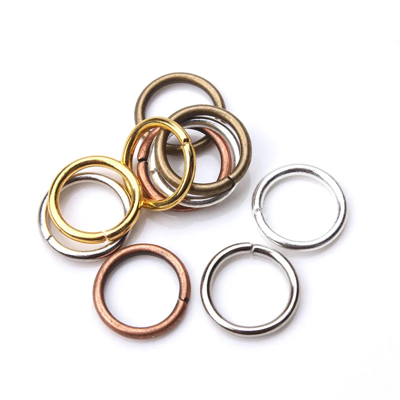 

20 pcs/lot Fashion Gold Silver Color Alloy Jump Rings & Split Rings for DIY Jewelry Findings Components 12mm