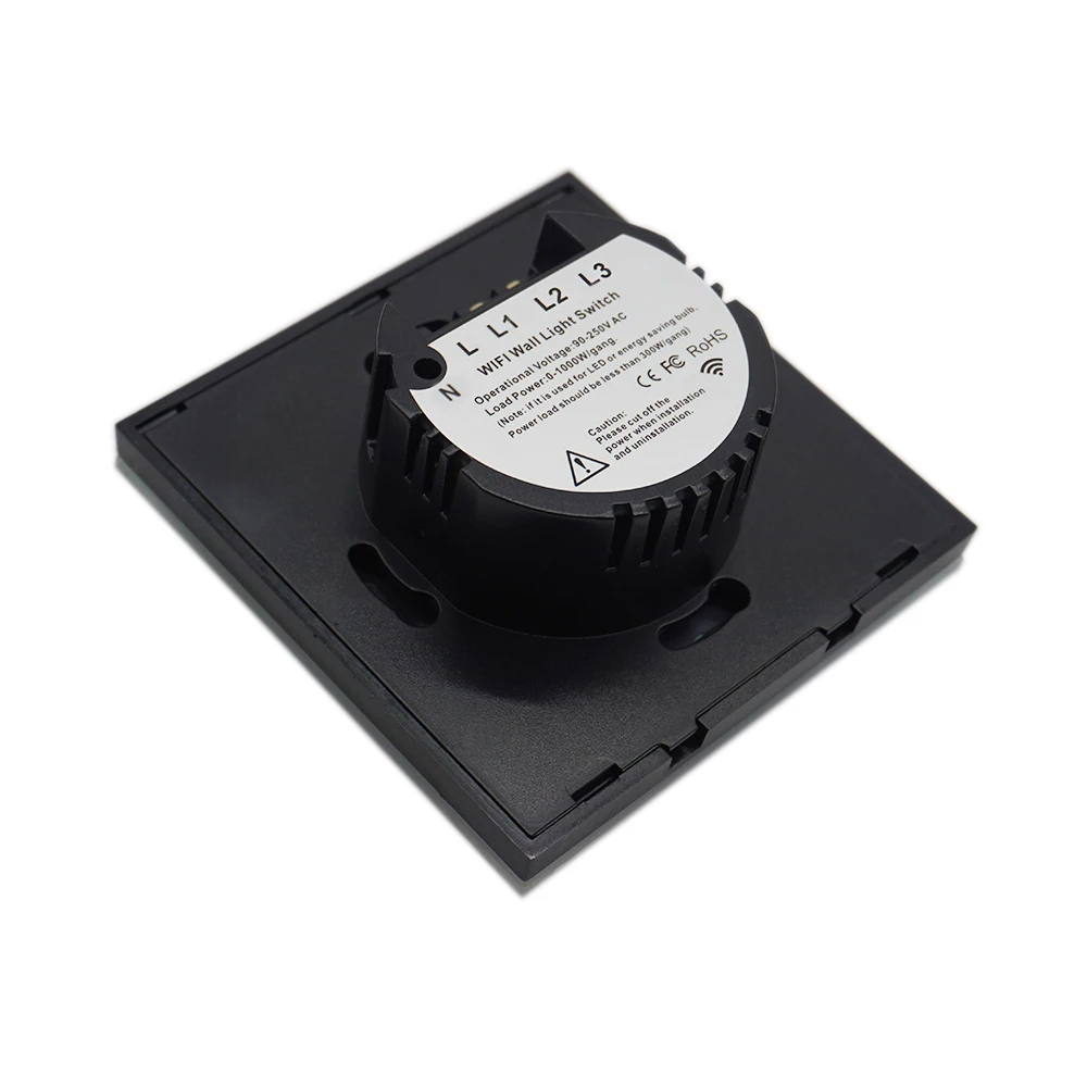  EU/UK 1/2/3 Gang eWelink Touch Light Smart Switch WiFi Wall Switch With Alexa Google - 32916836771