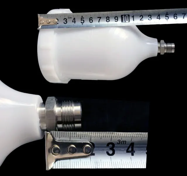 spray paint pot for manual spray gun devilbiss gfg and tt