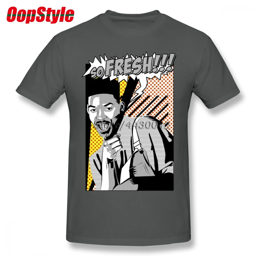Мужская футболка с коротким рукавом Fresh Prince Of Bel Air хлопковая Футболка большого