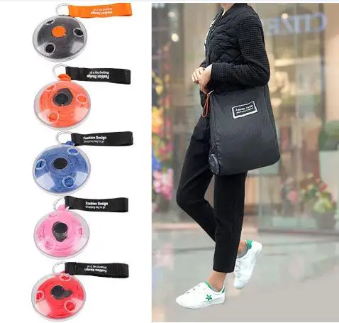 

CJBHNSNS06704 Portable Telescopic supermarket Shopping Shoulder Bags Foldable Reusable Grocery Bag Large Capacity Foldable