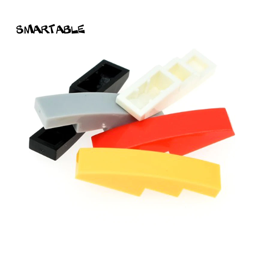 

Smartable Slope Curved 4x1 No Studs Building Blocks MOC Parts Learning Toys Compatible Major Brands 61678/11153 City 60pcs/lot