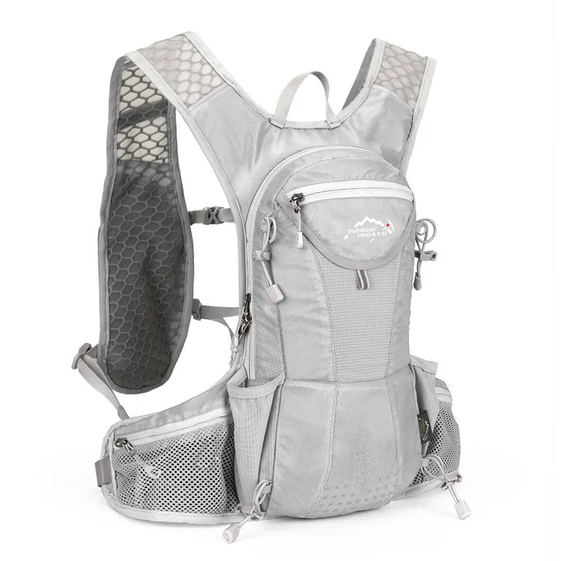 Гидратационная сумка MTB велосипедная сумка для активного отдыха для альпинизма, пешего туризма, дышащий рюкзак для велоспорта, сумка для горной езды - Цвет: gray
