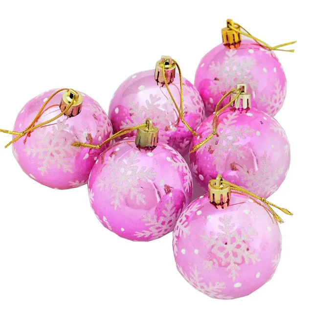 Light Pink Christmas Ball Ornaments 
