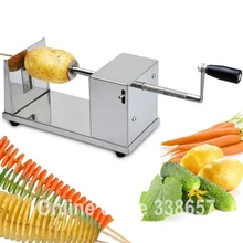 Руководство Торнадо картофеля машина Спиральная чипсы резак 10 шт./лот