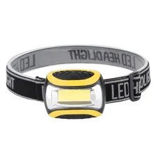 3 режима светодиодный COB головной светильник, лампа для рыбалки на открытом воздухе, походный светильник для верховой езды, налобный фонарь из ПВХ, налобный фонарь с 3 батареями AAA