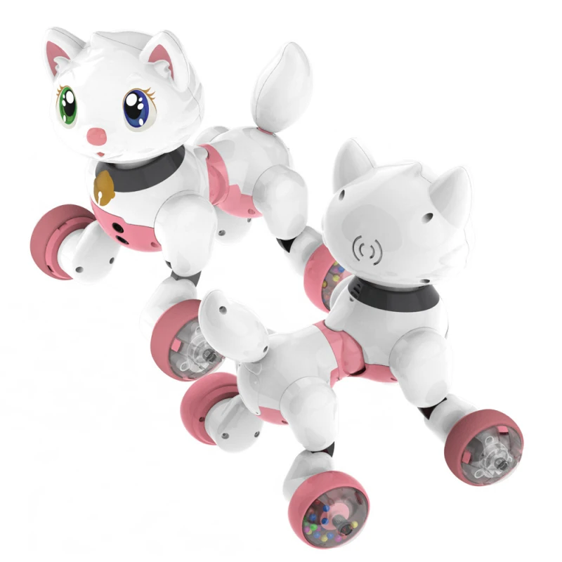 Управляемая голосом интерактивные развивающие игрушки интеллектуальный электронный питомец кошка собака с петь Dacing вперед и назад и т. д