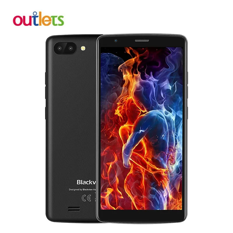 

BLACKVIEW A20 Android GO smartphone Dual Rear Camera Quad core 5.5"18:9 Cell phone 3000mAh GPS 3G Low price mobile phone