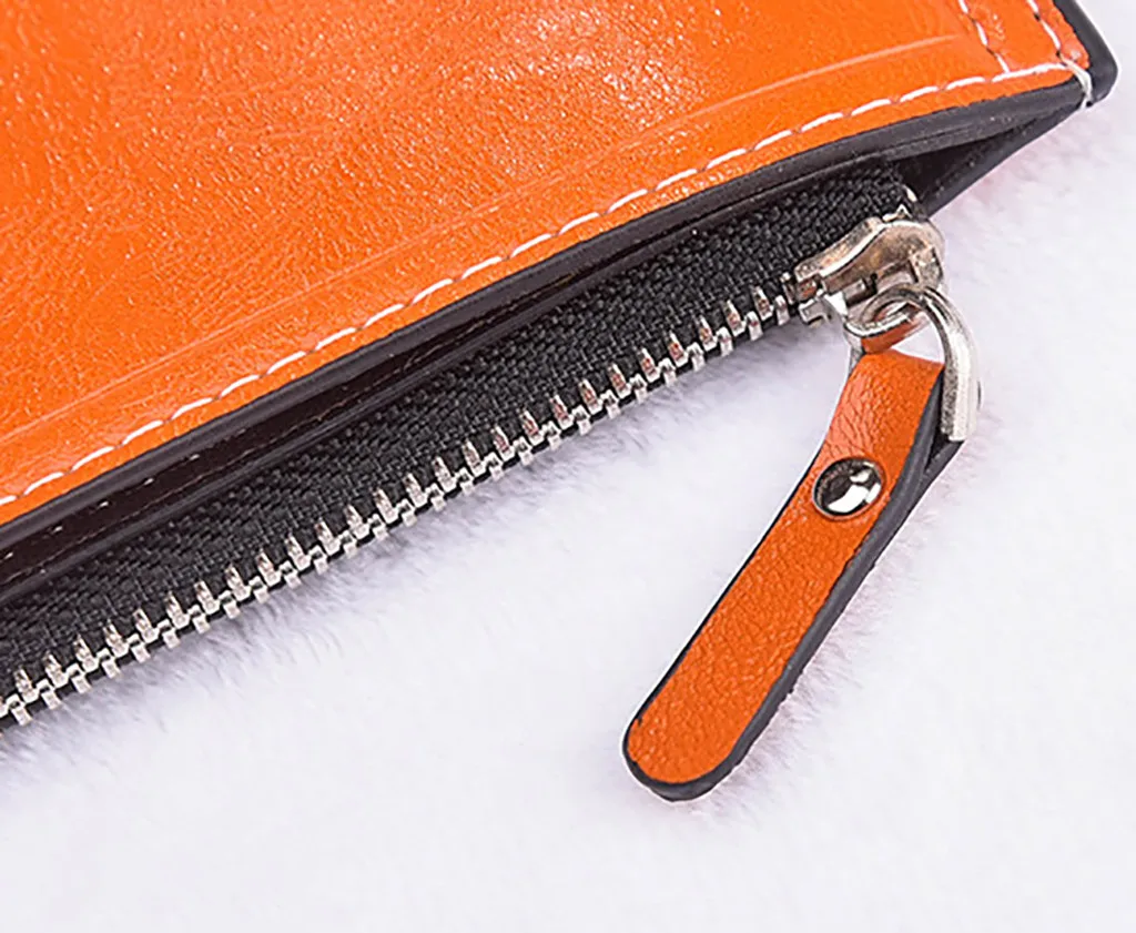 Sac monnaie Avec Femme Détenteur Fermeture Long Glissière À Carte Porte Pour Id rouge G orange De Gland Portefeuille Coin Embrayage vert Noir D'argent Bourse Main Mode Femmes Sacs XqTwvx7B