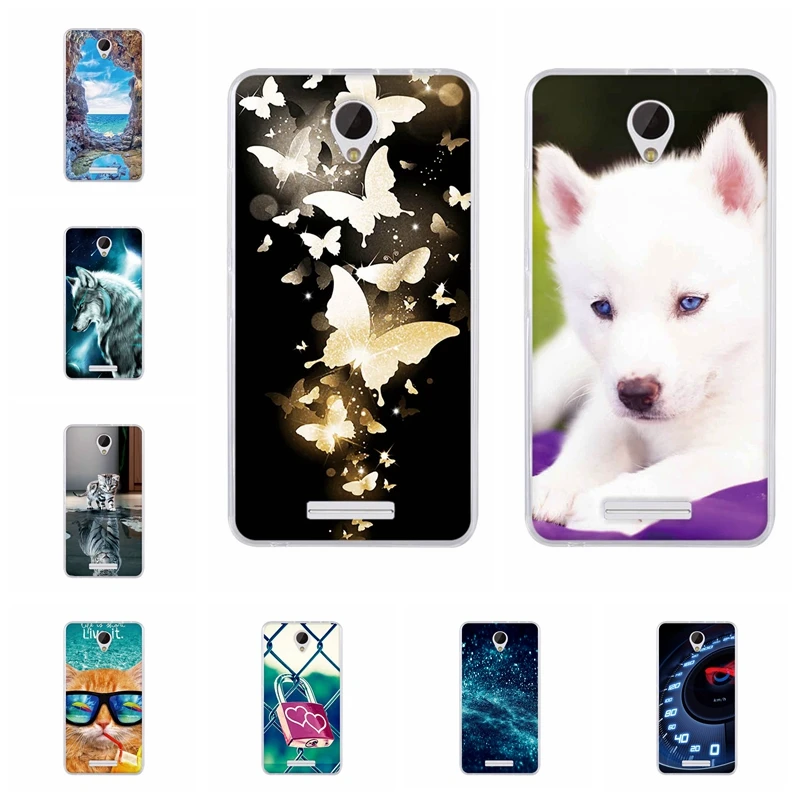 

For Lenovo A5000 Phone Protective Case Fashion Patterned For Funda Lenovo A5000 A 5000 Ultra-thin Soft Silicone TPU Back Cover