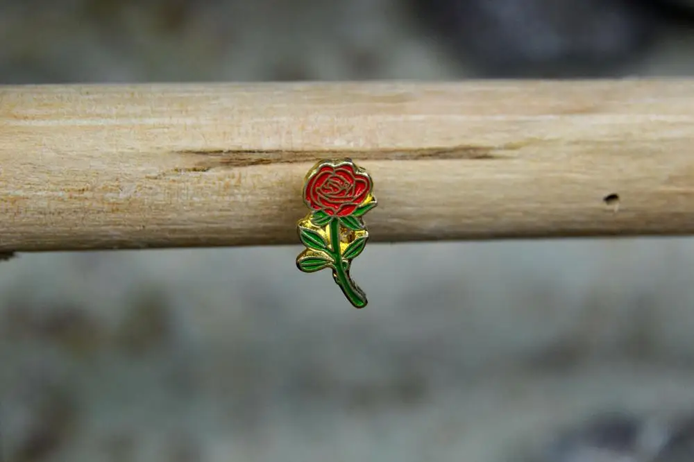

Masonic Lapel Pins Badge Mason Freemason B61 rose Flower0.6 and 1.4cm