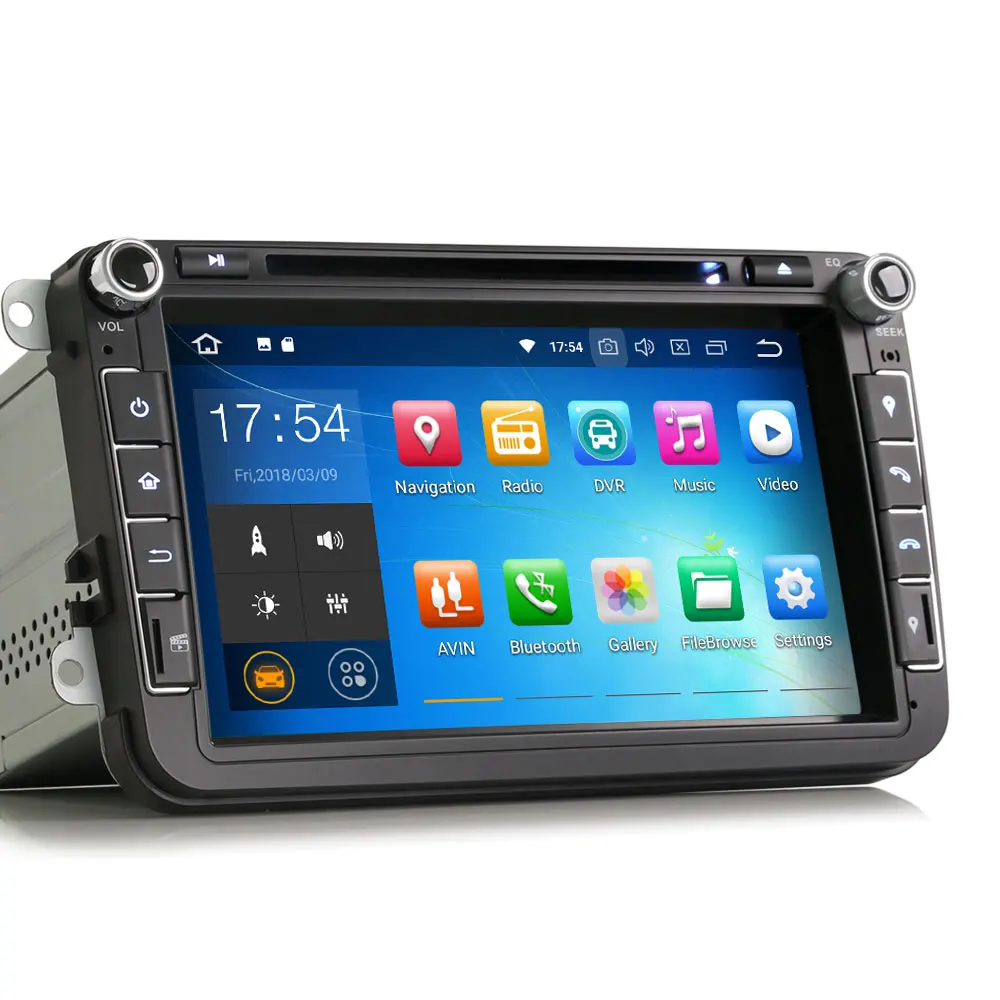 Excellent 8" Android 9.0 OS Car DVD Multimedia GPS Radio for Seat Toledo 2004-2015 Alhambra 2010-2016 Altea 2004-2015 Altea XL 2007-2015 1