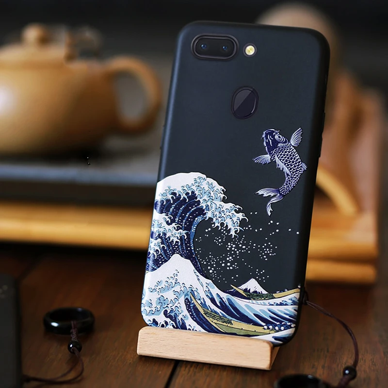 

for OPPO R15 R15 Dream Mirror R17 Pro Case 3D Relief Matte Soft Back Cover for OPPO R17 LICOERS Official Case Fundas Caphina