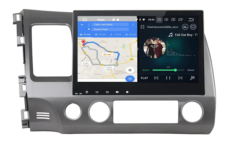 honda civic head unit replacement android 8.0 car stereo upgrade 3