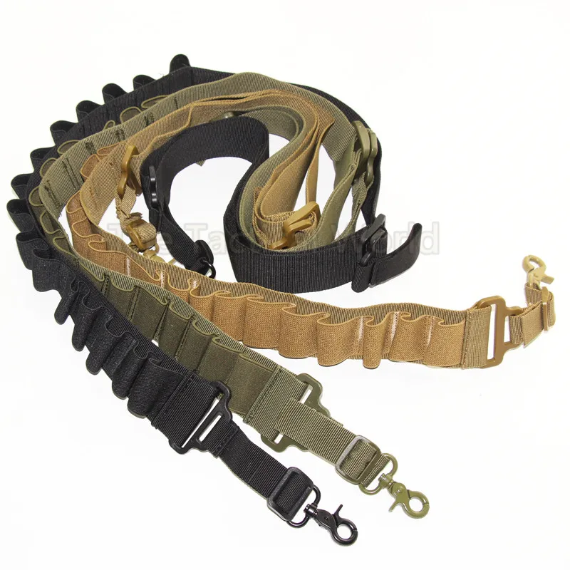 

Tactical 15 Shotgun Shell Holder Bandolier 12Ga 20Ga Gauge Ammo Holder Army 2 Point Shotgun Hunting Airsoft Shooting Accessoreis