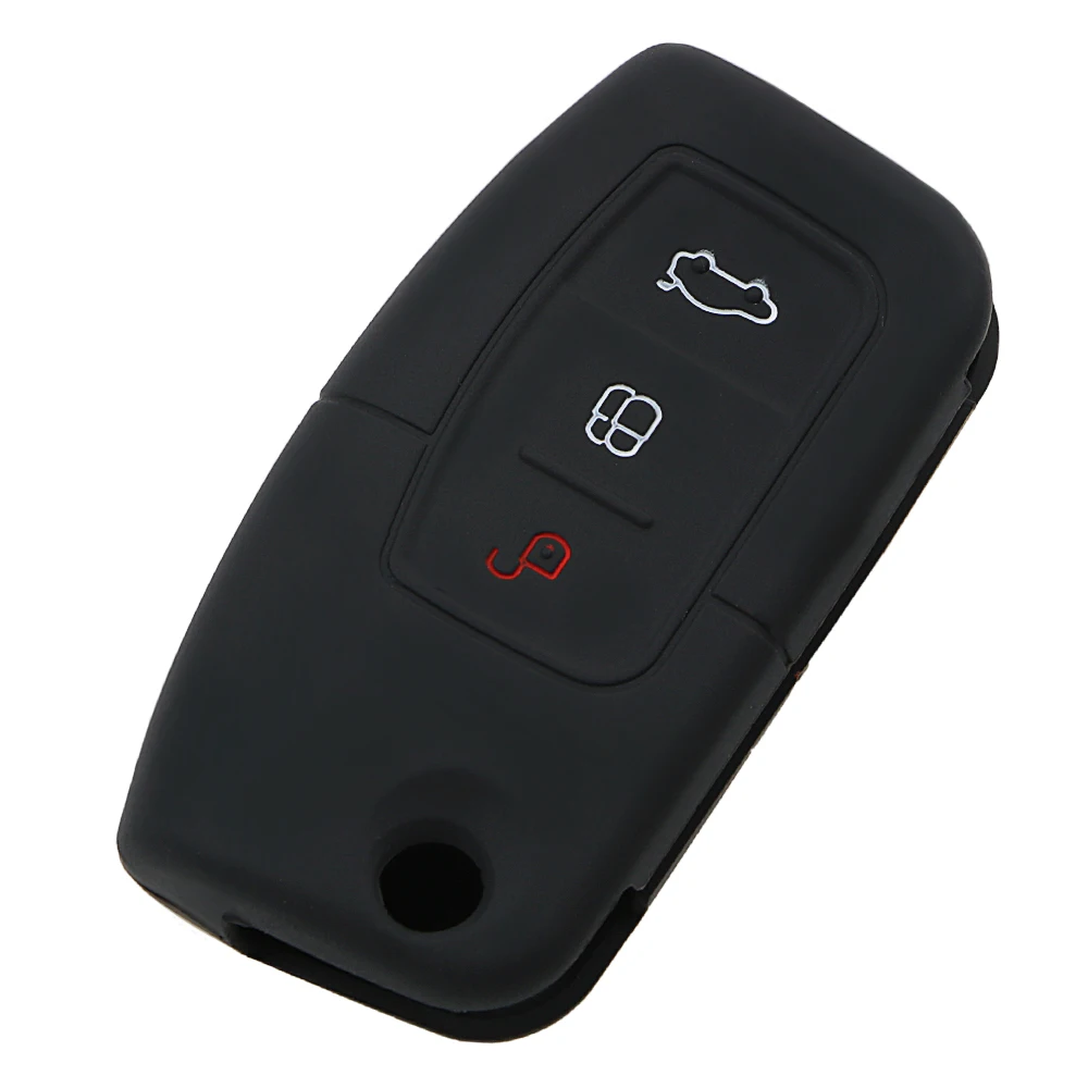 

Flip Folding Key Bag Shell Fob Protector Car Key Cover For Ford Fiesta Focus Galaxy Kuga S-Max C-Max 3 Button For Mondeo MK4