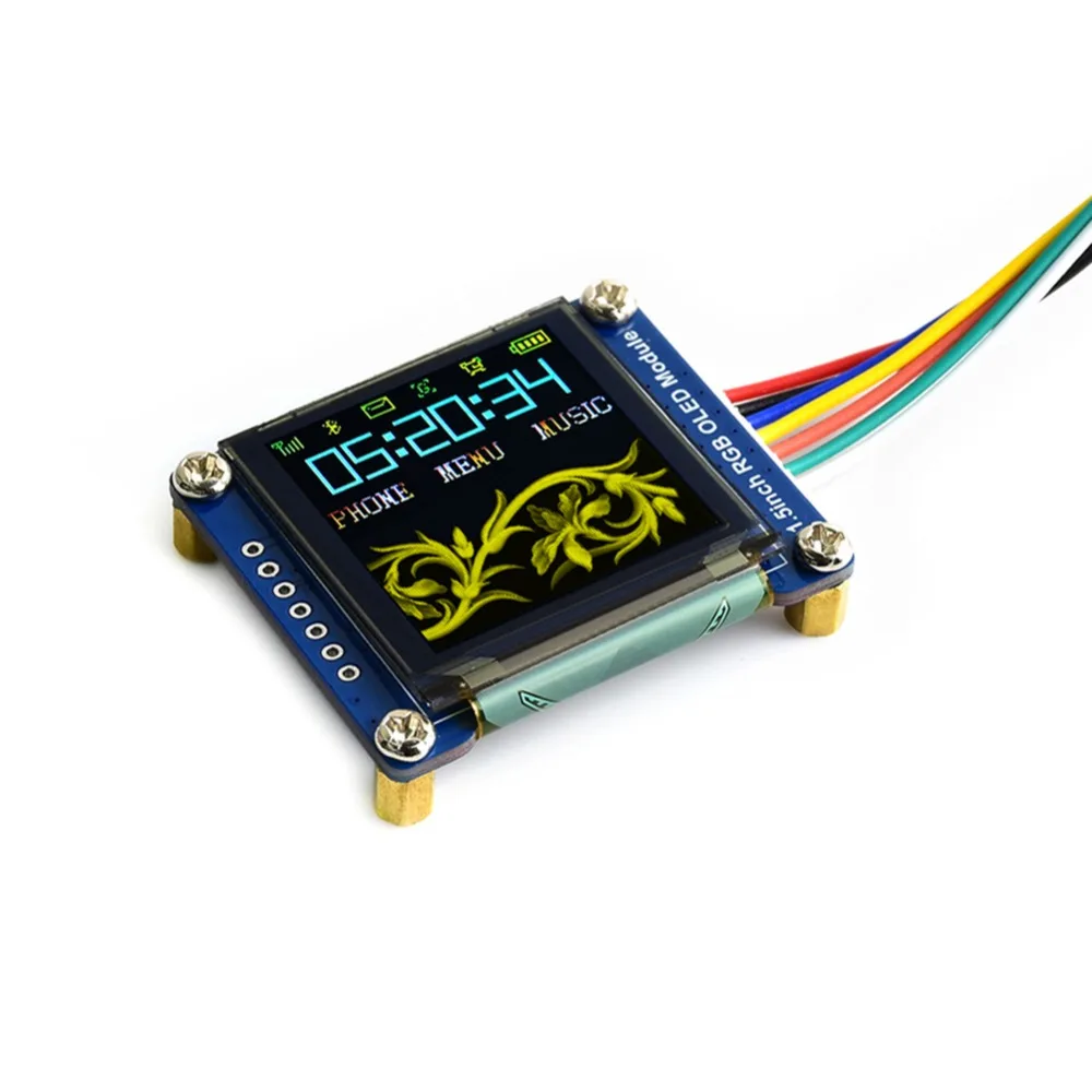 5 шт. 1 Дюймовый дисплейный модуль OLED rgb дисплей SSD1351 128X128 IIC цветной ЖК экран для
