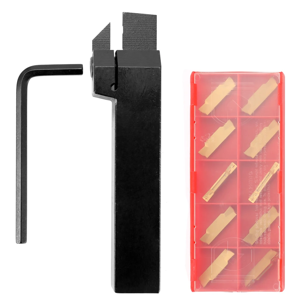 

Lathe Grooving Cut Borning Bar Holder Carbide Insert With Wrench Turning Tool lathe cutter CNC Parting and grooving part