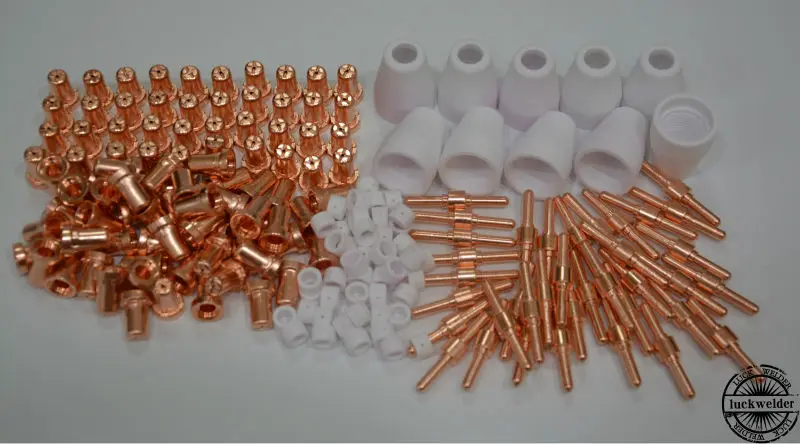 170pcs-extended-tip-nozzle-electrode-fit-pt31-plasma-cutter-cut40-cut50-lgk40-lgk50-ct312