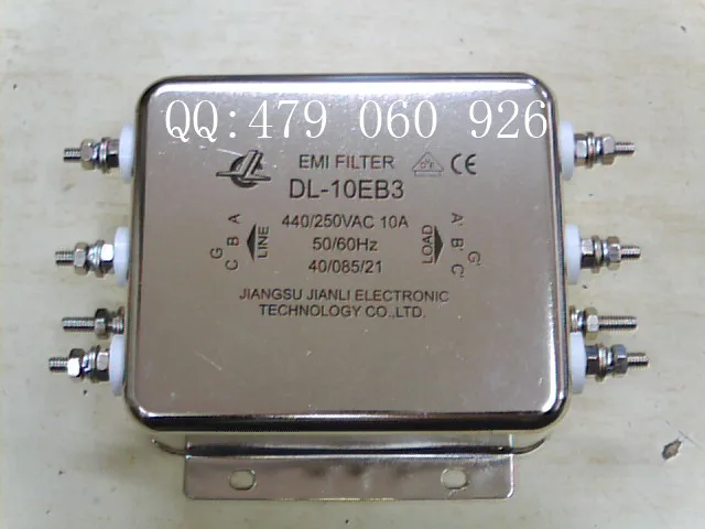 

[ZOB] Jianli DL-10EB3 EMI power filter switch --2pcs/lot