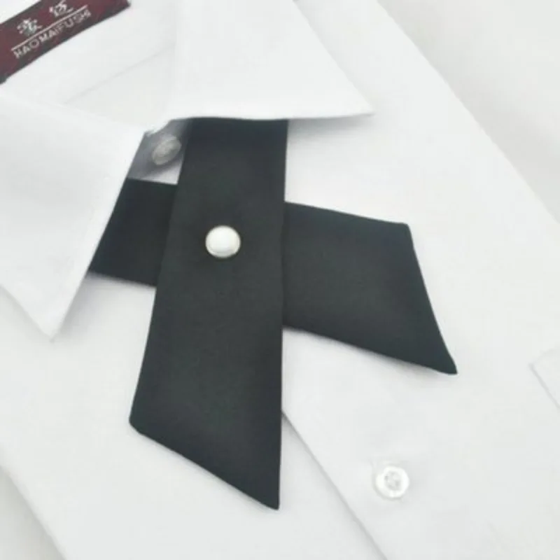

8 Colors Boys Girls Adjustable Criss-Cross Tie School Uniform Neck Tie Cross Tie